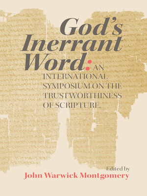 cover image of God's Inerrant Word